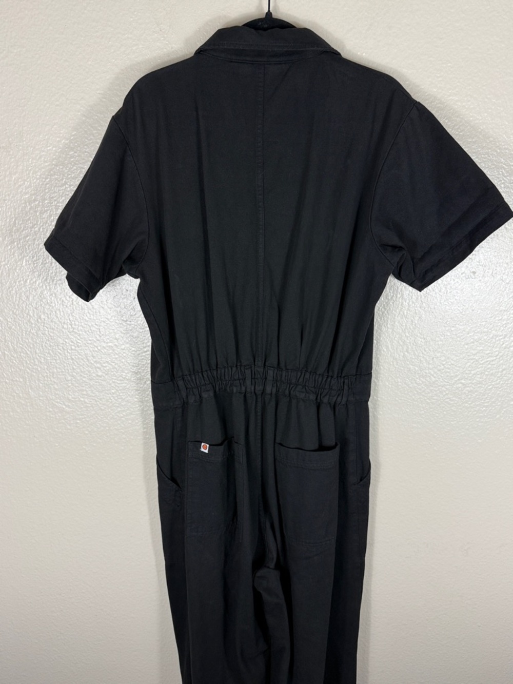 Big Bud Press California Poppy Black Short Sleeve Jumpsuit - Picture 7 of 8